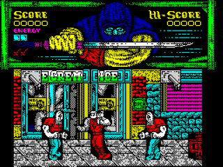 Shadow Warriors screenshot 3 for ZX Spectrum